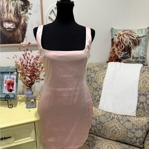 Fashion Nova Pink Chemise Intimates Sleepwear
